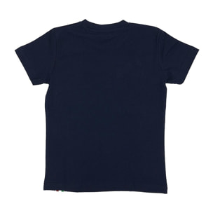 T-shirt manica corta con stampa e logo Basic