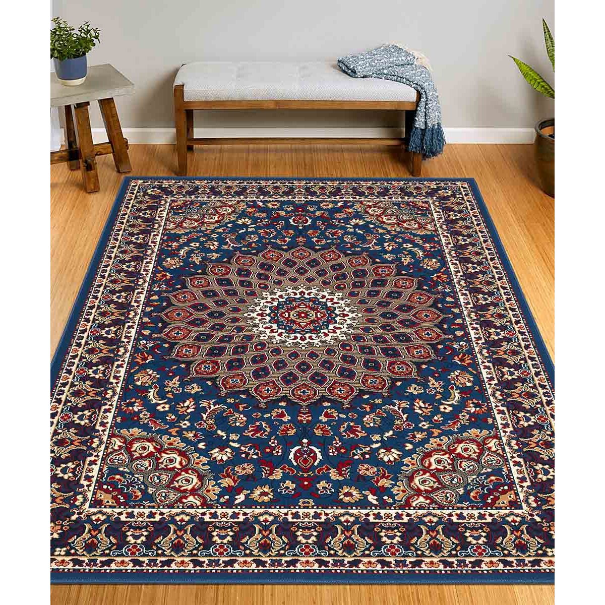 Tappeto Stile Persiano Azzurro