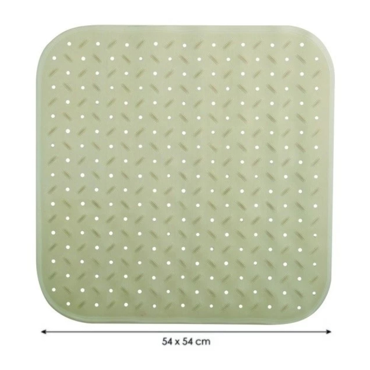 Tapis Fond de douche antidérapant Caoutchouc CLASS 54x54cm Beige MSV