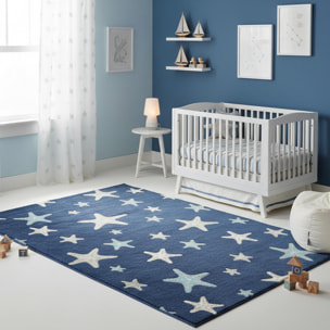 Tapis enfant tissé motif géométrique MOBE