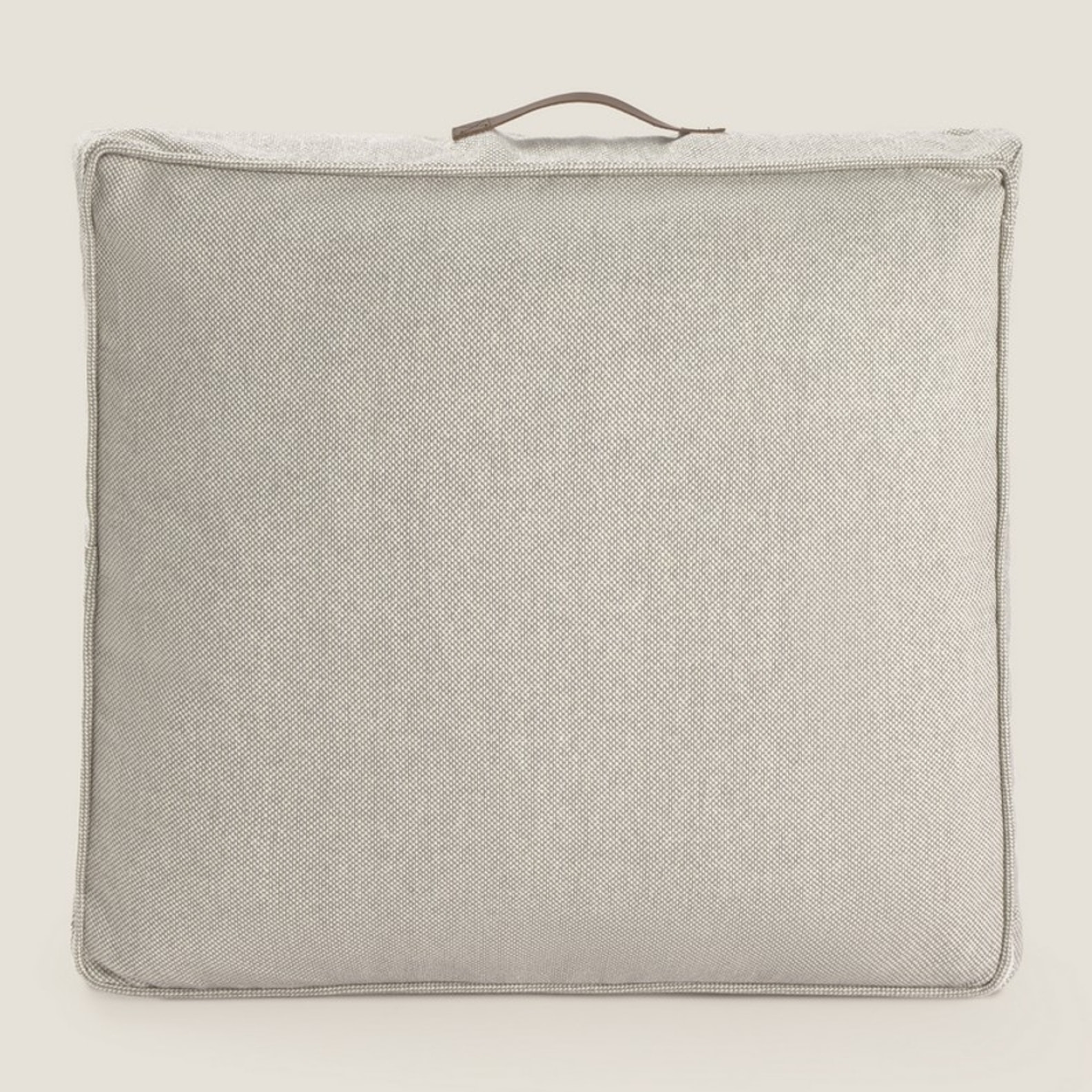 Funda de cojín chill out resistente al agua Trichi color gris Algodón