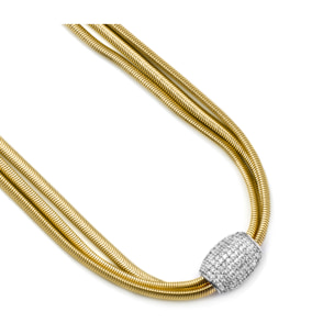 Collar Catmi acabado oro amarillo 18k