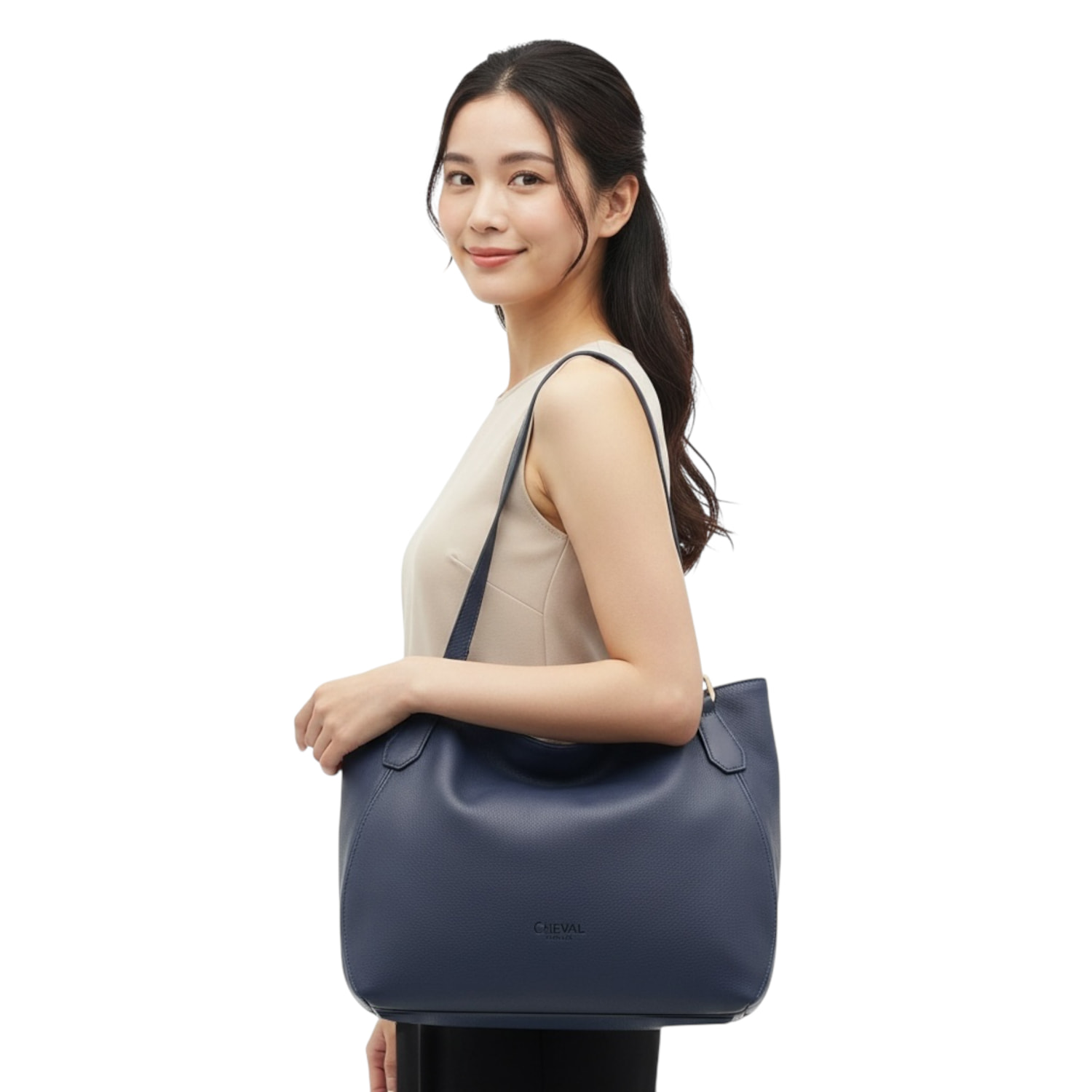 Bolso de hombro Cheval Firenze Alba Azul Oscuro