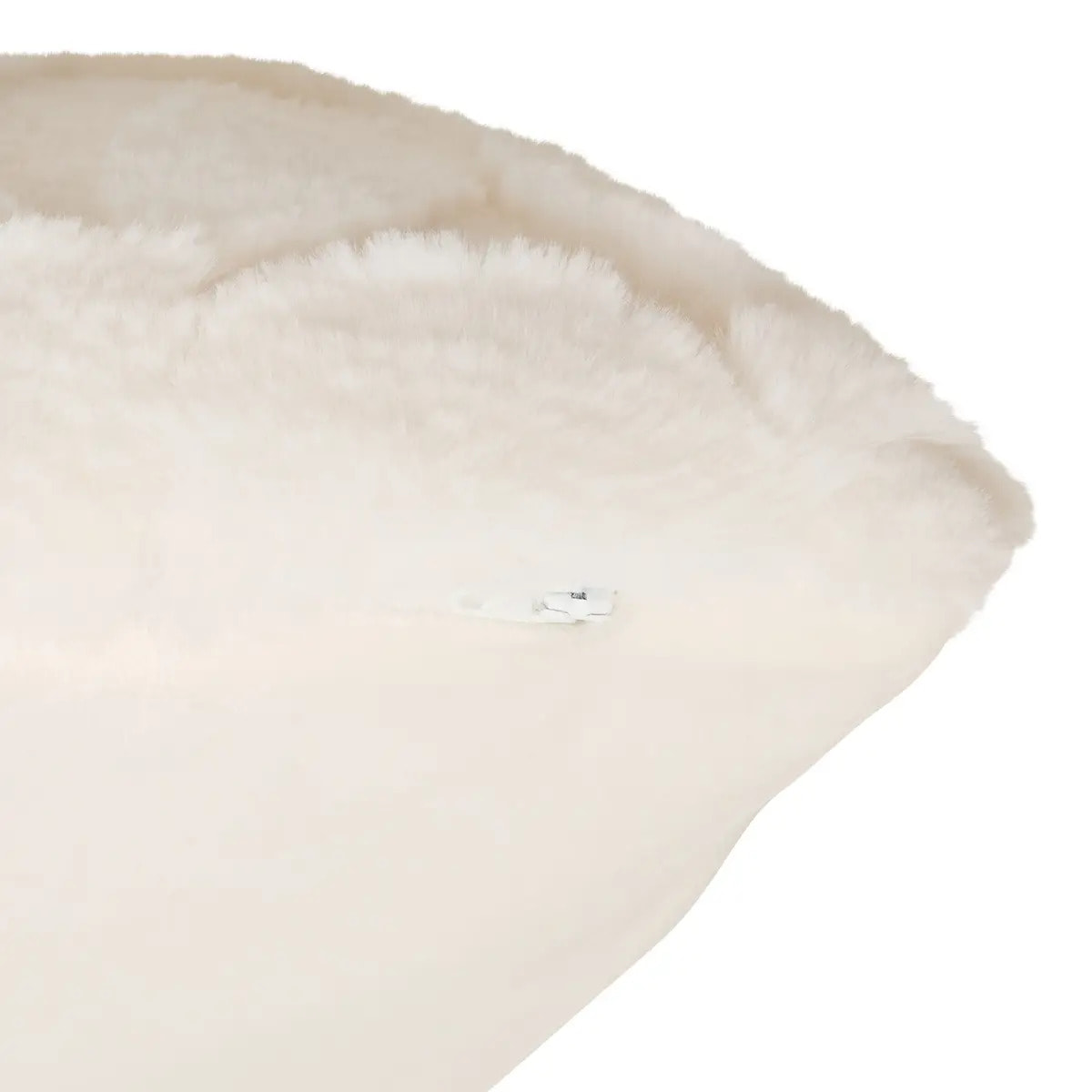 Coussin Nalia carré 45x45cm blanc