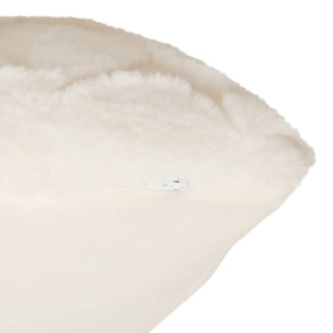 Coussin Nalia carré 45x45cm blanc