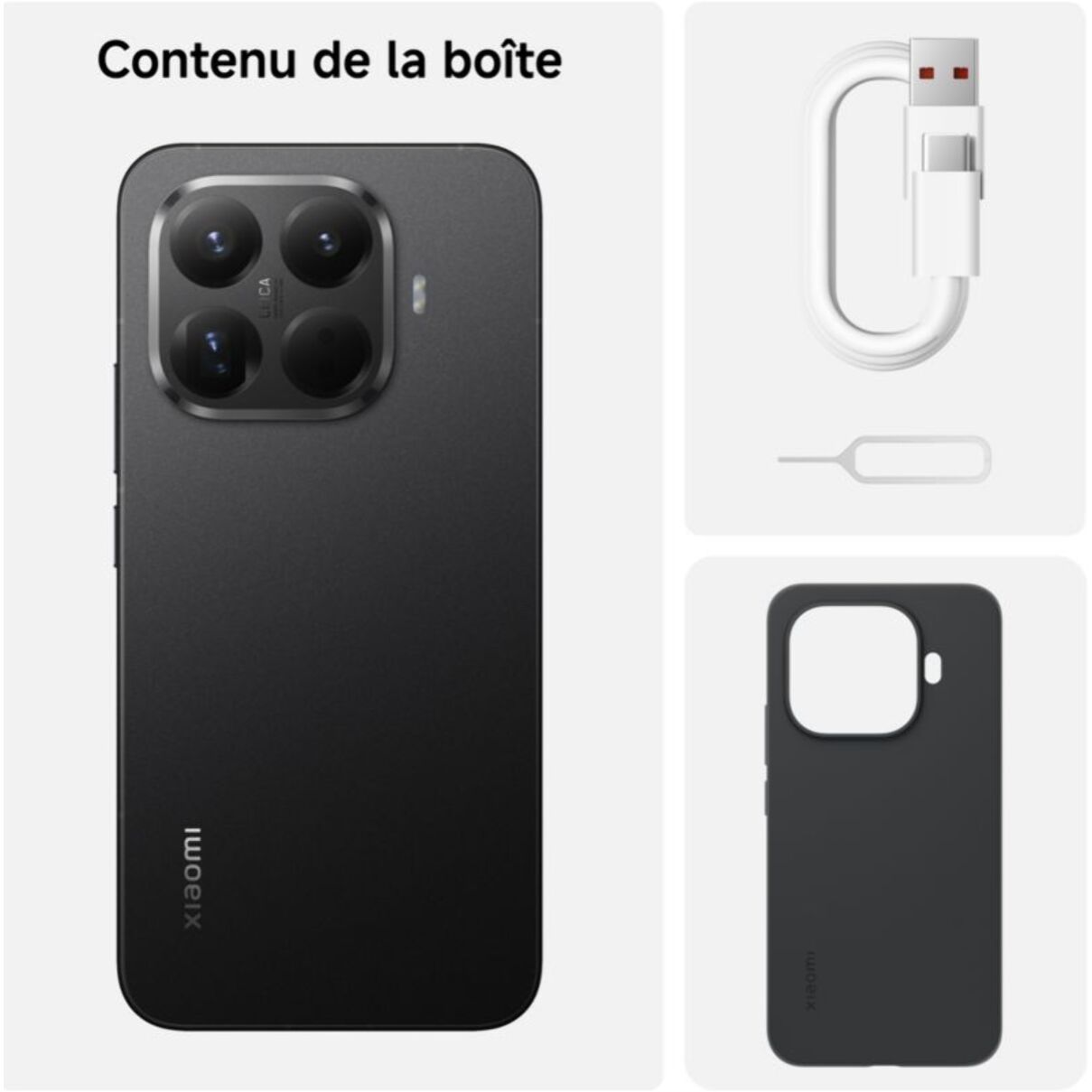 Smartphone XIAOMI 15T Pro conçu avec Leica 512Go Noir