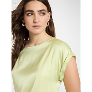 Elena Mirò - Blusa de satén - Amarillo