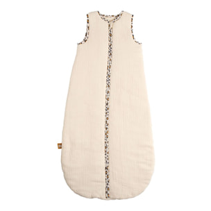 Gigoteuse bébé hiver en gaze de coton détails léopard