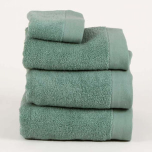 Toalla de baño 400gr doble rizo verde tiffany