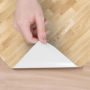 Revêtement sticker sol - PARQUET BOIS CLAIR - Rouleau adhésif Protection Anti-dérapant
