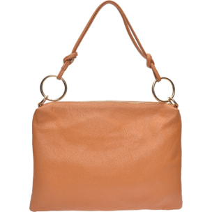 Borsa a tracolla Anna Luchini Cammello