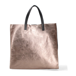 Borsa a mano da donna Made in Italy - Modello Ereva - 100% pelle - 34.5 x 32.0 x 17.0 cm