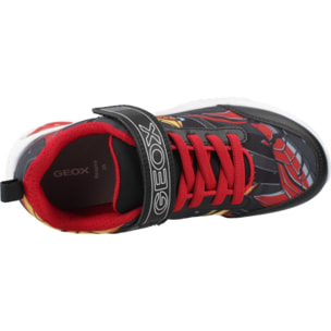 Zapatillas Niño de la marca GEOX  modelo J ASSISTER BOY NEGRO
