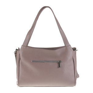 Borsa a spalla da donna Made in Italy - Modello Celeste Chic - 100% pelle - 36.0 x 24.0 x 10.0 cm