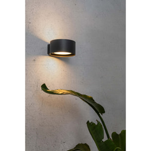 QUART LED Lampe applique gris foncé