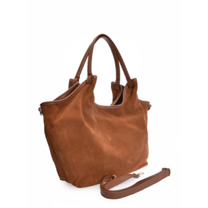 Borsa a tracolla Anna Luchini Cammello