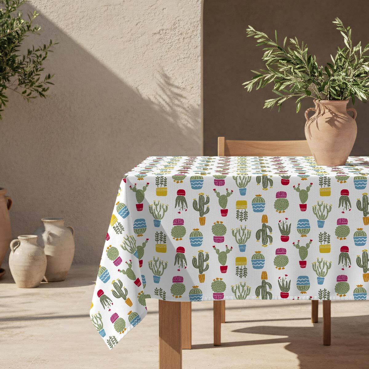 Mantel antimanchas Thorns - 100% algodón -