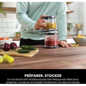 Hachoir NINJA Express Chop Mini hachoir & mixeur NJ1002EUBK