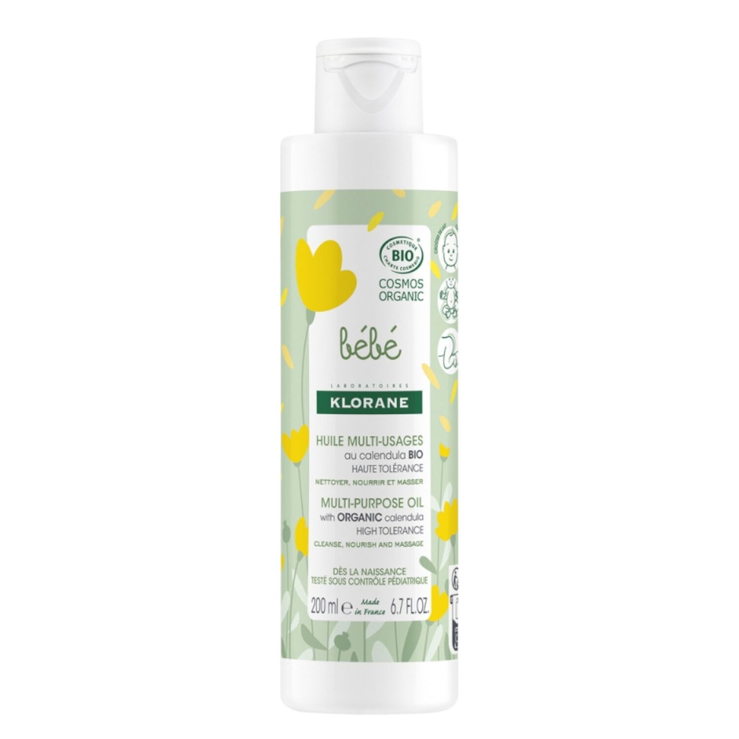Calendula Bio Bébé - Huile Multi-Usages - 200 ml