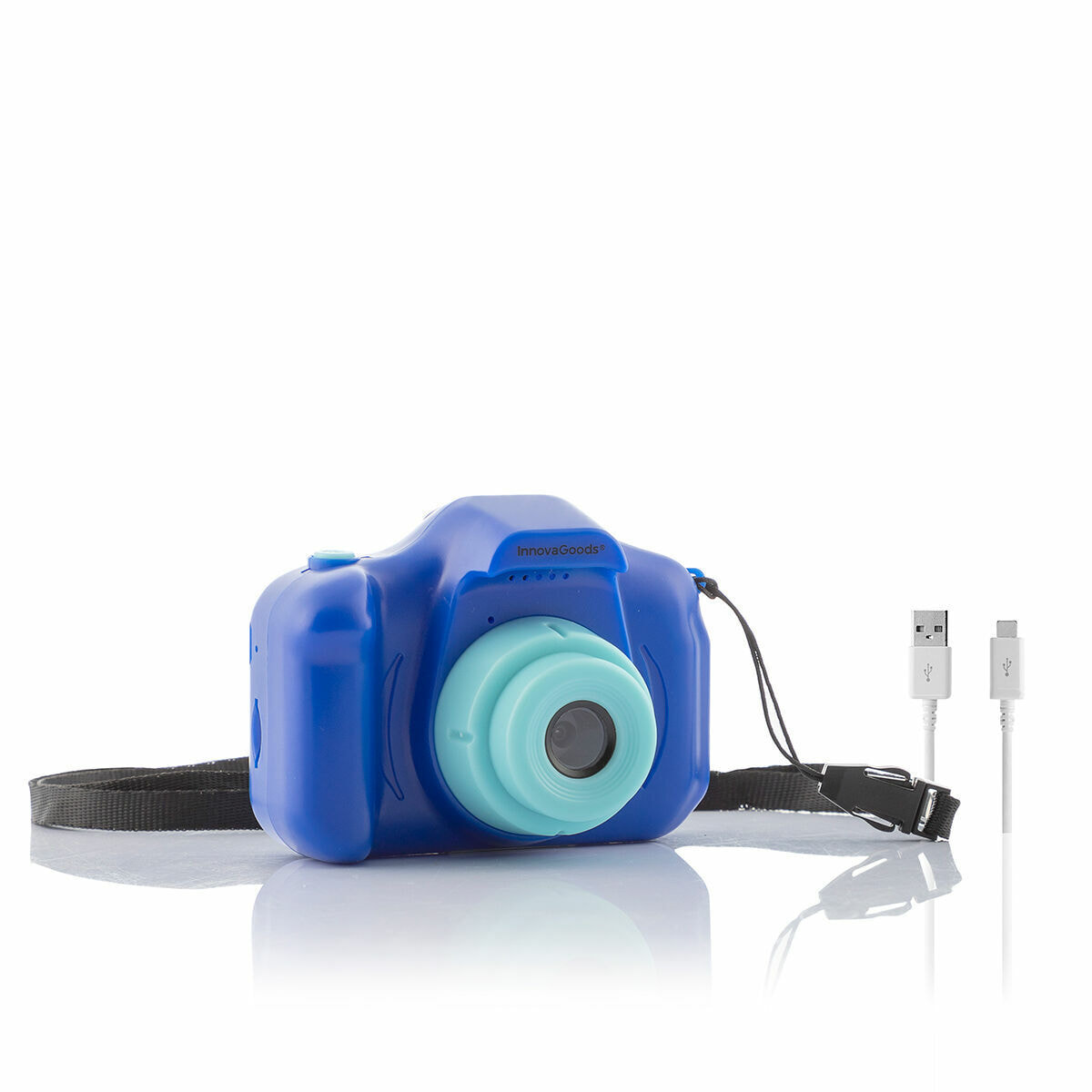 Fotocamera Digitale per Bambini Ricaricabile con Giochi Kiddak InnovaGoods