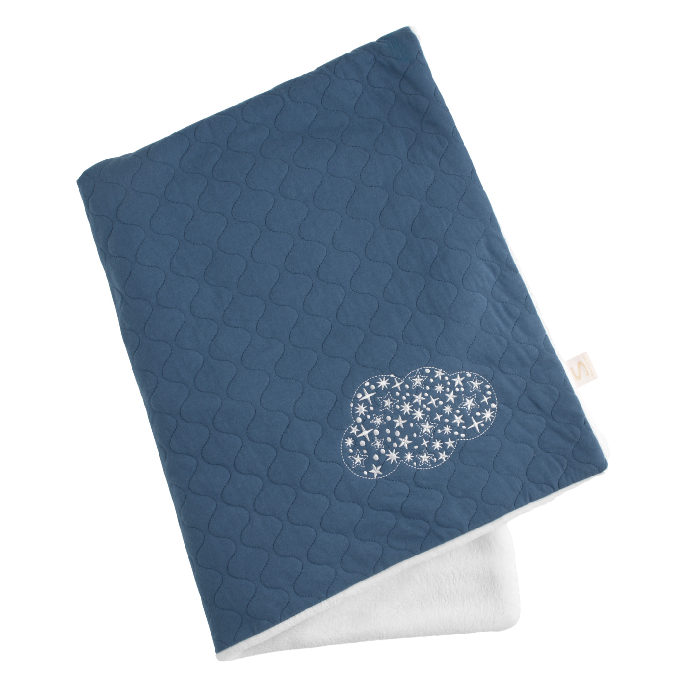 Couverture bébé en coton avec broderie