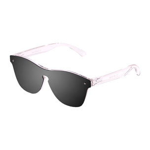 Gafas de sol OCEAN SOCOA - Transparente blanco mate / Plana ahumada