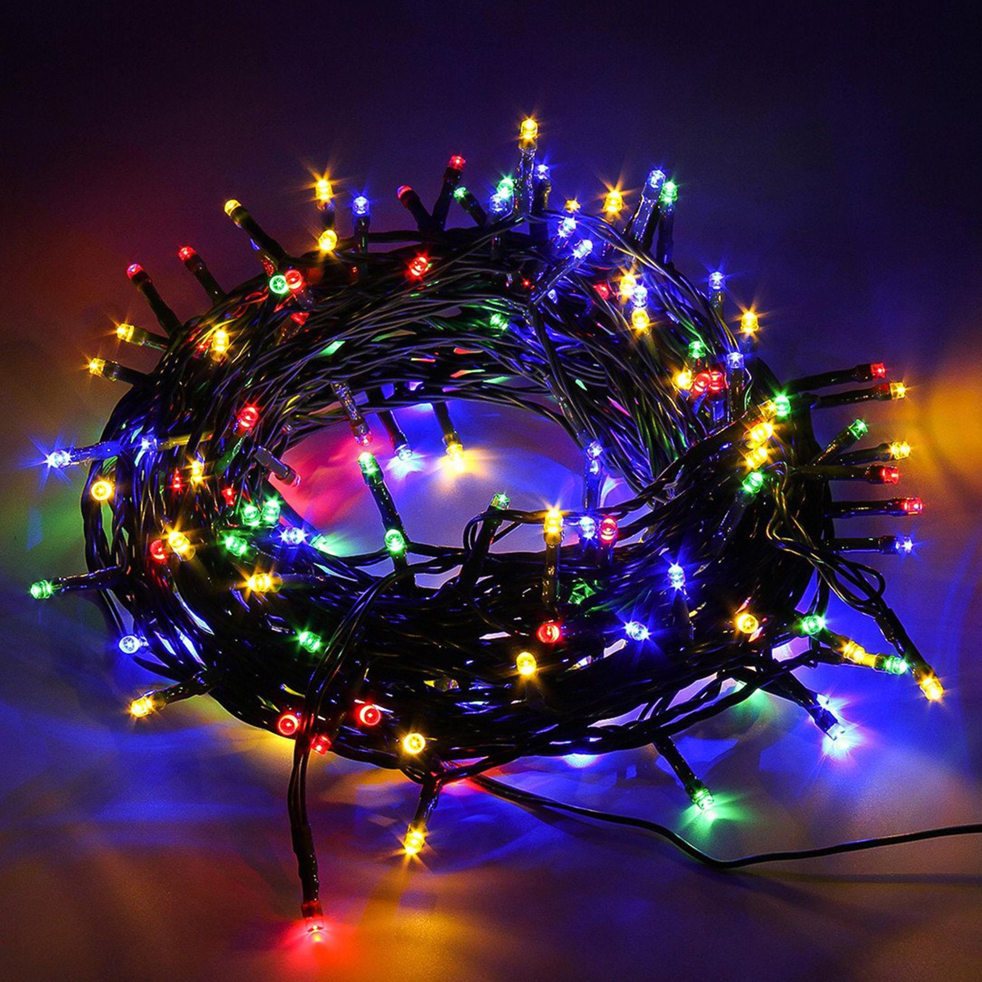 Guirnalda con 480 Luces LED Multicolor para Exteriores - 36 metros