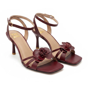 Sandalias de piel de mujer