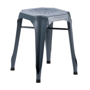 Tabouret en métal noir au style Industriel - STEAL