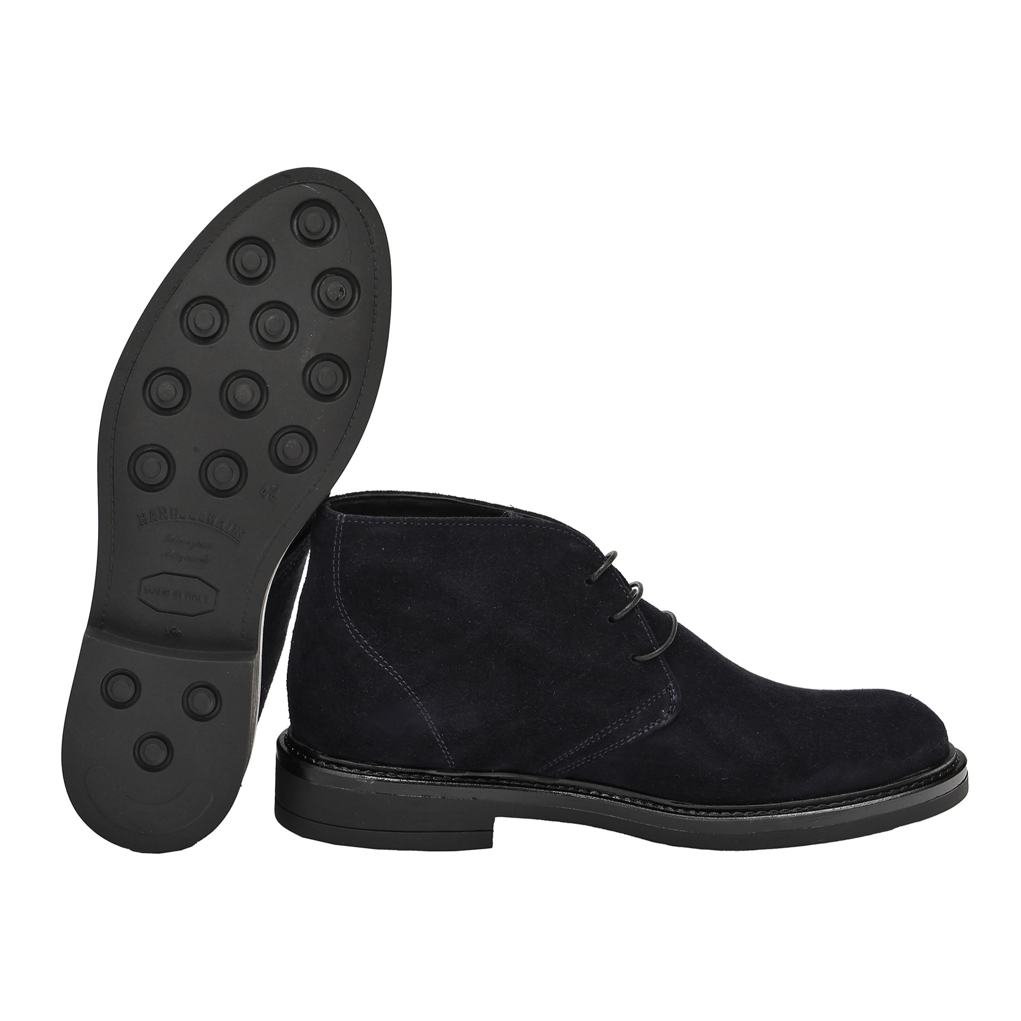 Polacchine stringate in camoscio