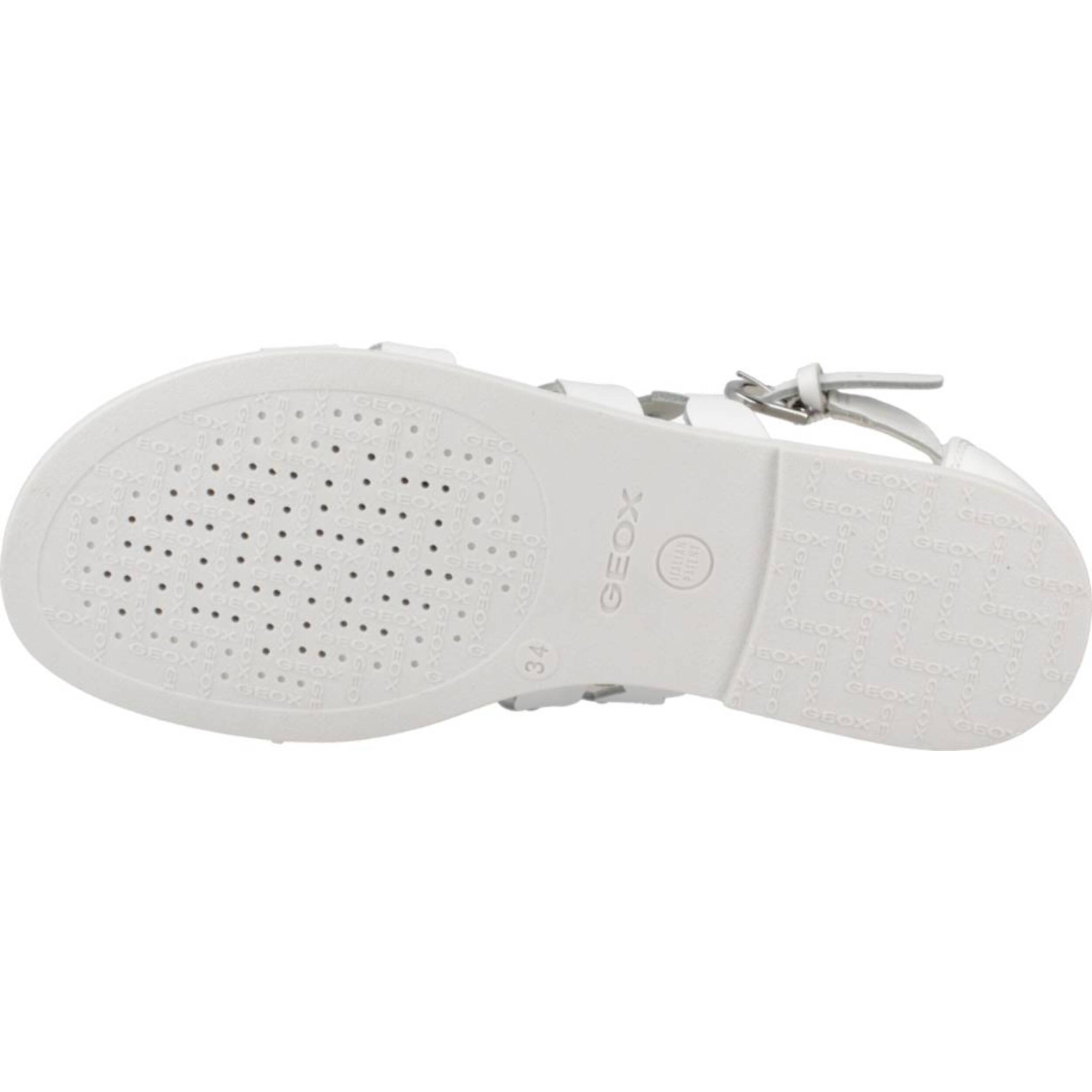 Sandalias Niña de la marca GEOX  modelo J SANDAL KARLY GIRL BLANCO