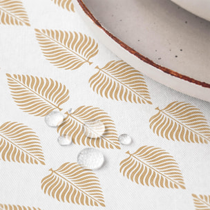 Mantel antimanchas NORLIS OCHRE - 100% algodón