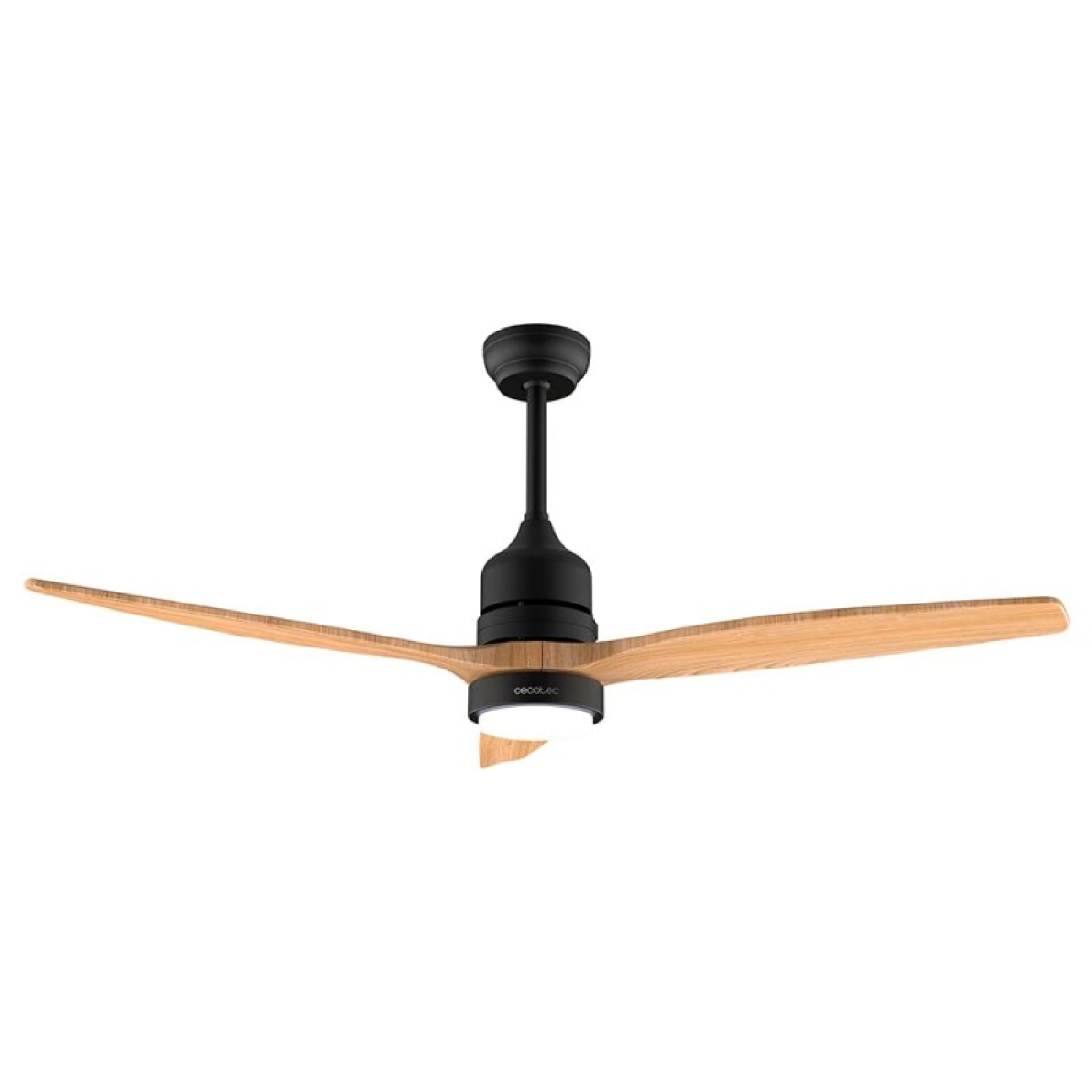 Cecotec Ventilador de techo con luz EnergySilence Aero 5275 Black&WhiteWood Ceco