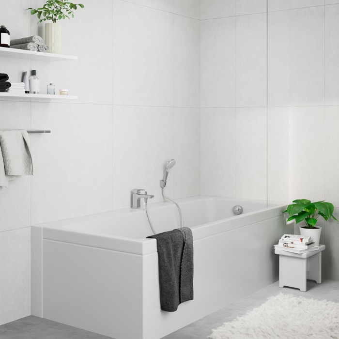 Mitigeur bain douche monotrou Vernis Shape chromé