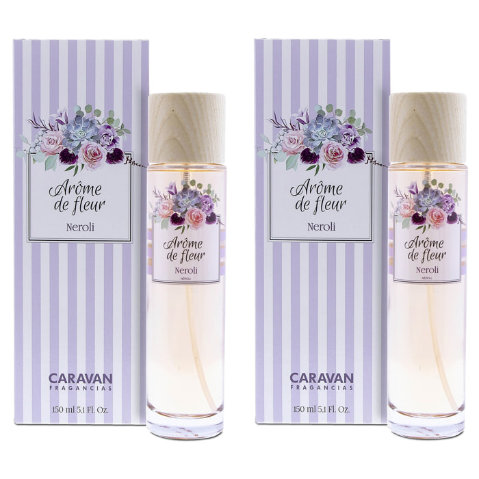 Set de 2 frascos 150 ml caravan arome de fleur neroli