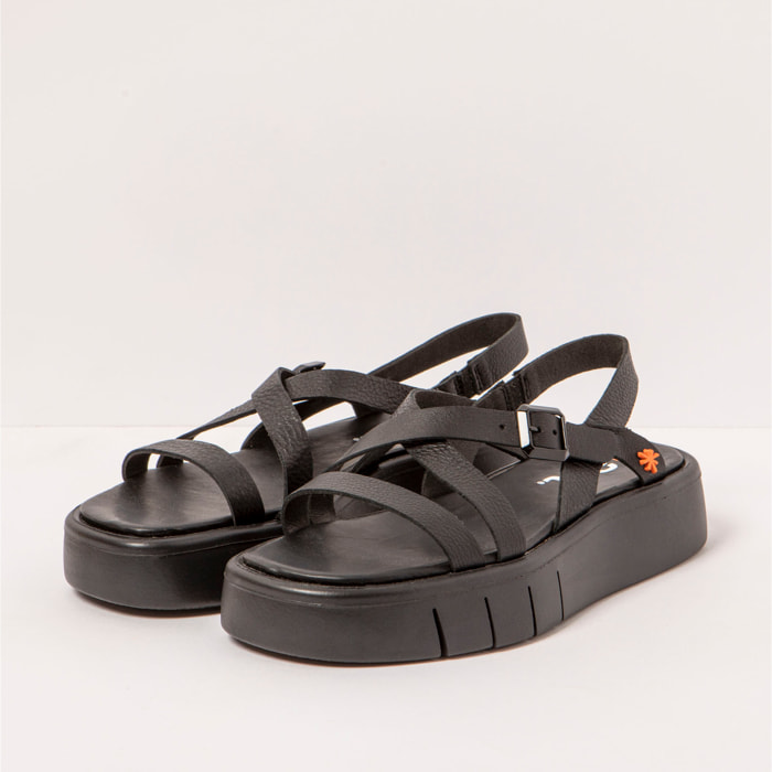 Sandalias 1853 NAPPA BLACK/ MALAGA color Black
