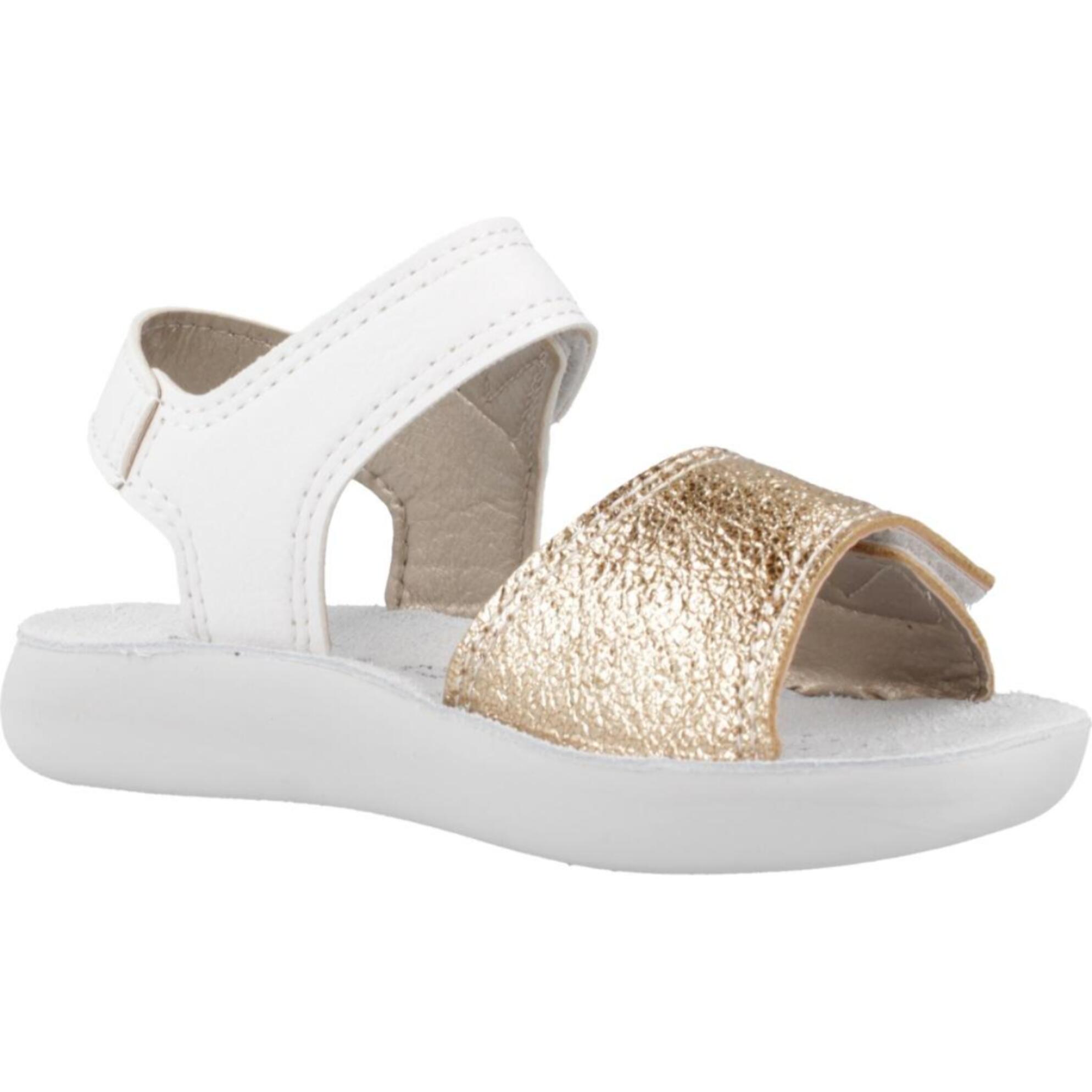 Sandalias Niña de la marca GEOX  modelo B SANDAL LIGHTFLOPPY BLANCO