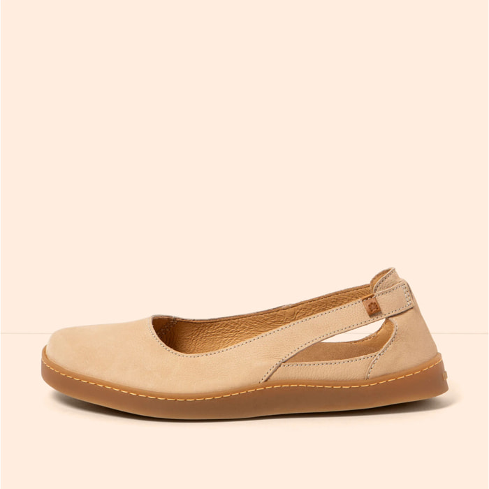 Bailarinas N5906 NOBUCK CREAM/ ORIGEN color Cream