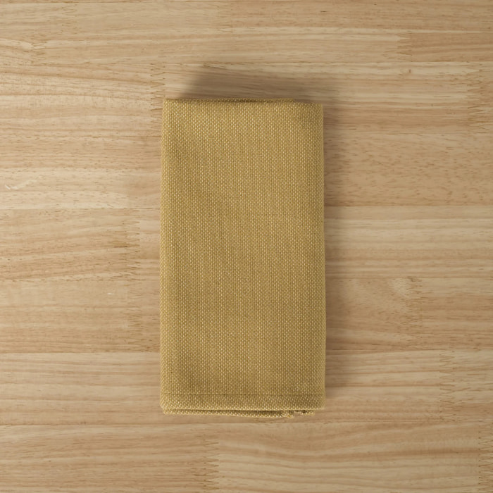 Lot de 2 serviettes jacquard Massaic Amber Gold