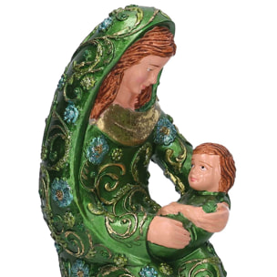 Nativita' in resina verde cmh25,4