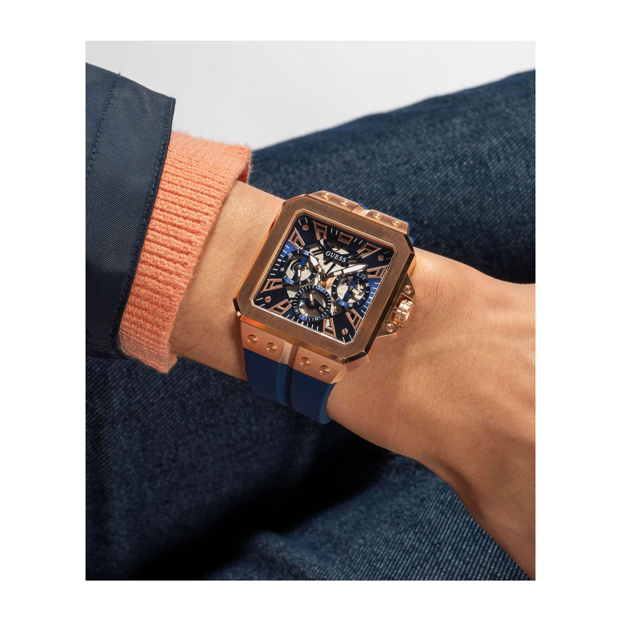 Guess Reloj Analógico De Cuarzo. Gs Leo