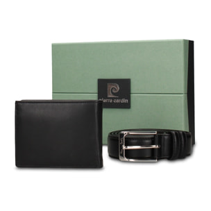 Set portafoglio e cintura uomo - Modello Erewhon Elite - Vera pelle