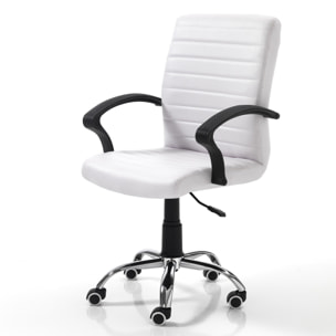 Oresteluchetta poltrona da ufficio TACHIE HIGH WHITE Bianco