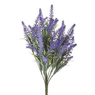 Mazzo Lavanda 45 Cm - Pezzi 6 - 12X61X10cm - Colore: Viola - Bianchi Dino - Fiori Artificiali