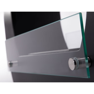 Cheminée à l'éthanol en acier avec flamme réglable