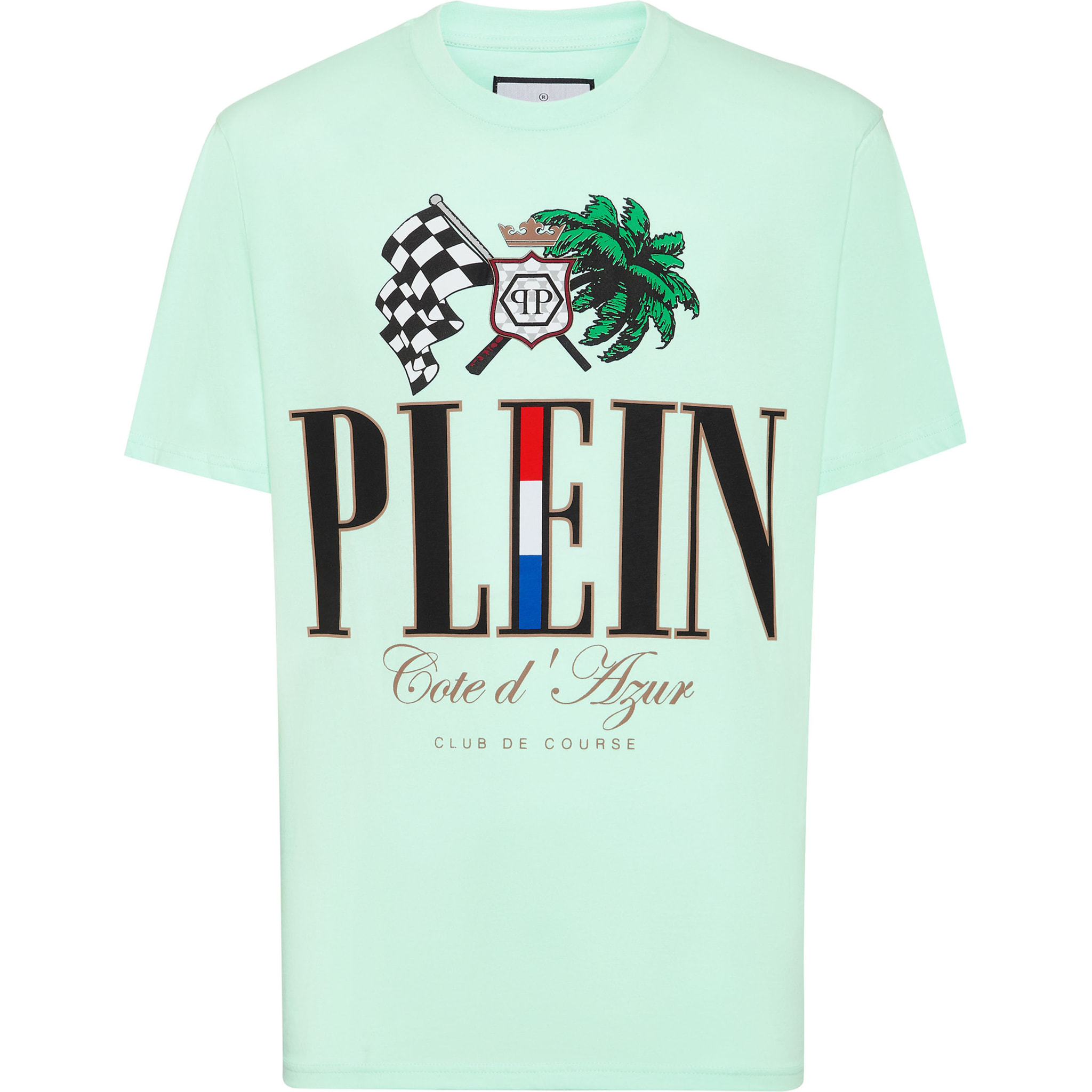 PHILIPP PLEIN Camiseta Cuello Redondo D AZUR