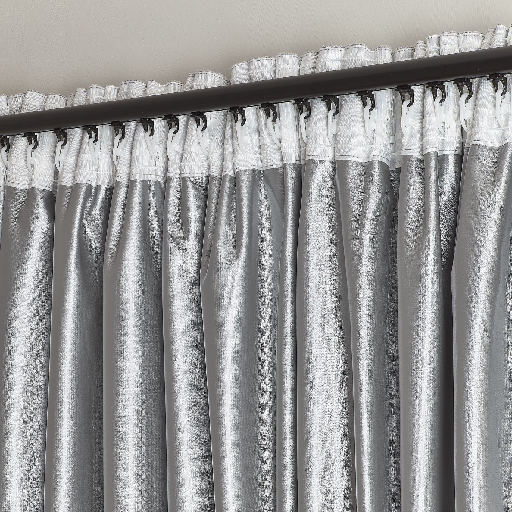 Rideau thermique accroche 3 en 1 occultant et réflecteur de chaleur - Rose