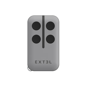 Télécommande pour portail et porte de garage compatible Extel Umii - Extel - 761100 - Lot de 4