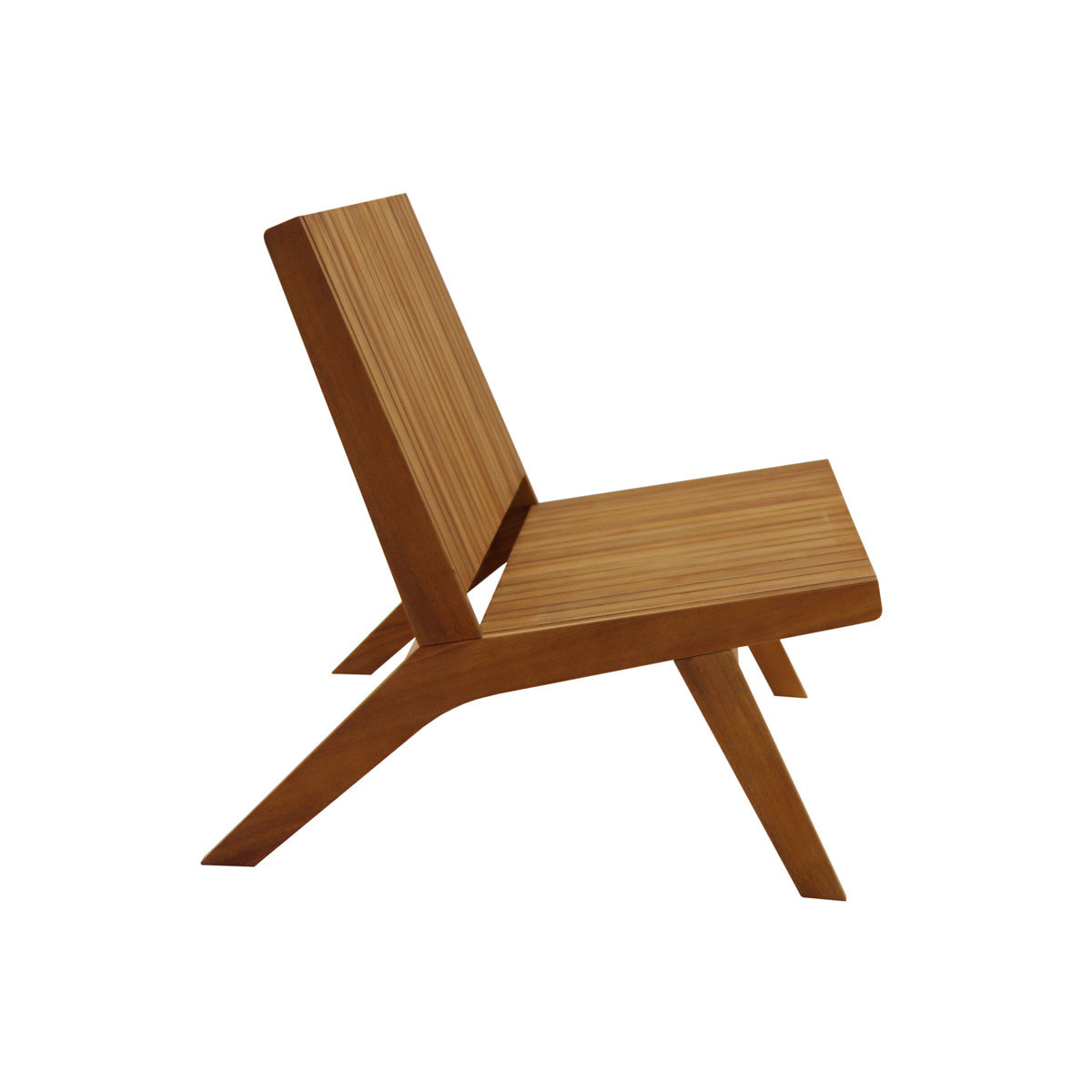 Banc de jardin en bois massif 2 places L116 cm TIDAK