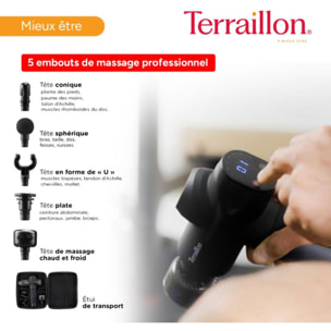 Pistolet de massage TERRAILLON de massage Expert chaud & froid